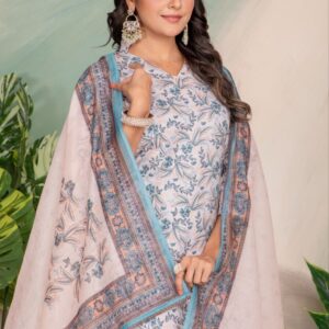 Elegant Georgette Printed & Embroidered Suit Set – Perfect for Every Occasion!