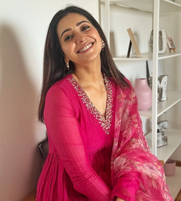 Jazz & Co. Closet Collection – Pure Chanderi Kurti Pant with Soft Organza Dupatta - Image 3