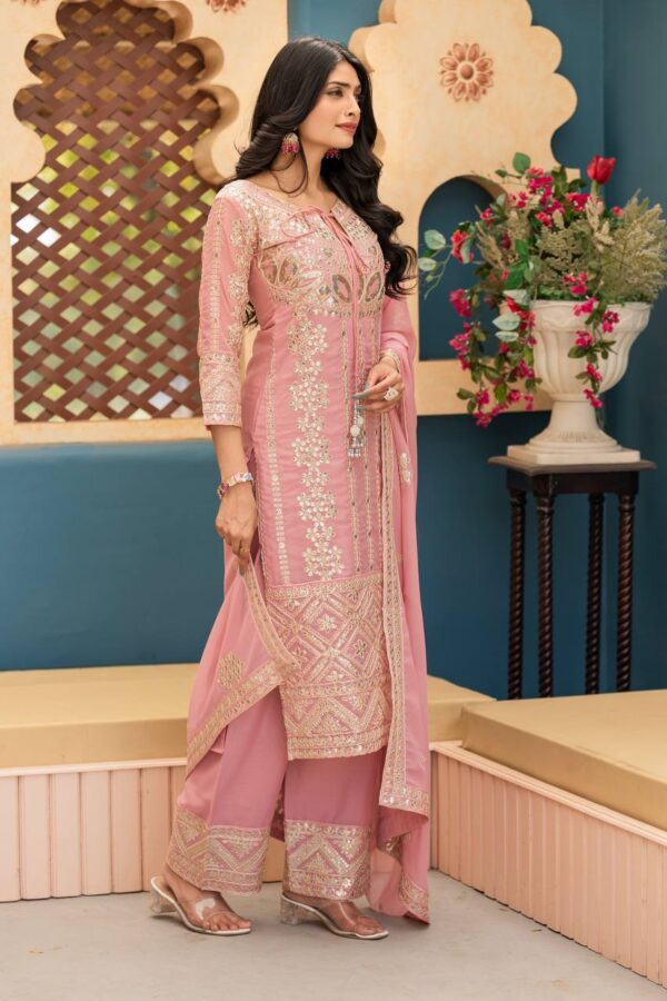 Jazz & Co. Navratri Special – Embroidered Star Georgette Set - Image 4