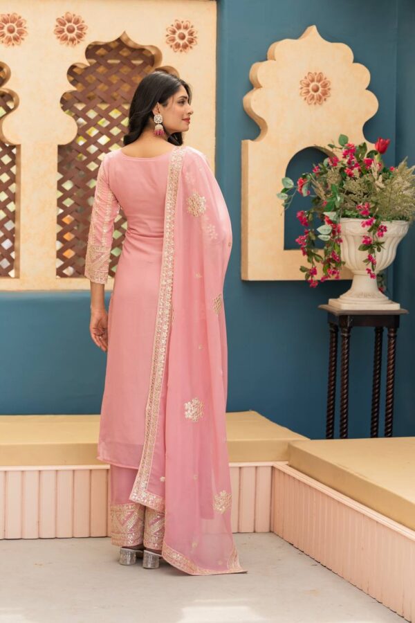 Jazz & Co. Navratri Special – Embroidered Star Georgette Set - Image 5