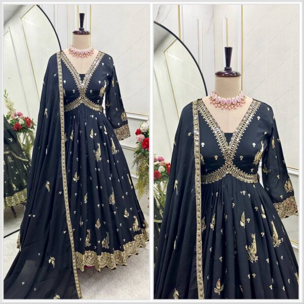 Jazz & Co. Aliya-Cut Gown Set – Elegance Redefined! - Image 6