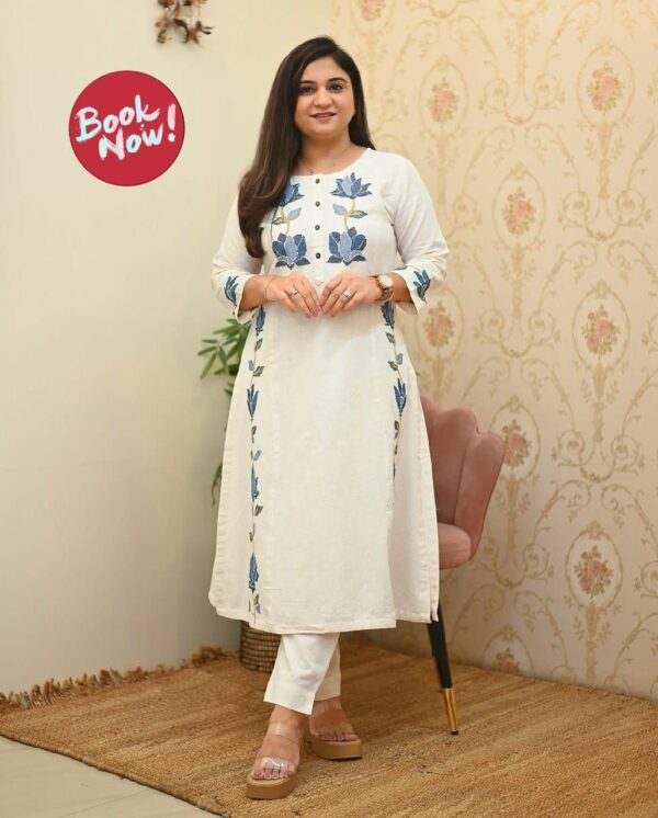 Pure Elegance by Jazz & Co. – New 2-Piece Khadi Cotton Suit Set from Our Closet Collection - Image 6