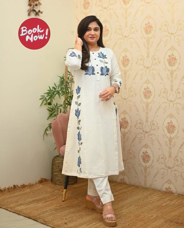 Pure Elegance by Jazz & Co. – New 2-Piece Khadi Cotton Suit Set from Our Closet Collection - Image 7
