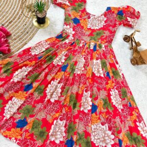 Kids Cotton Floral Gown | Jazz & Co. Closet Collection for Girls (Ages 2–15)