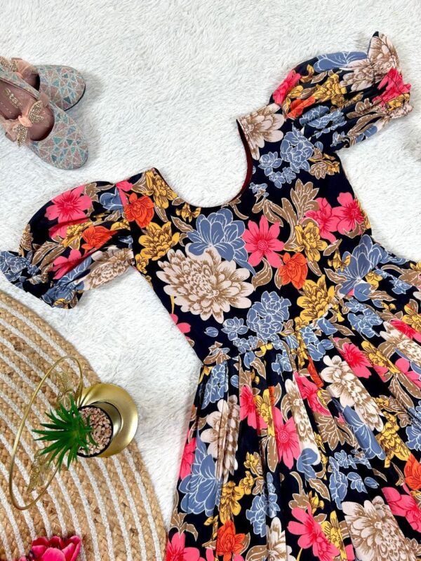Kids Cotton Floral Gown
