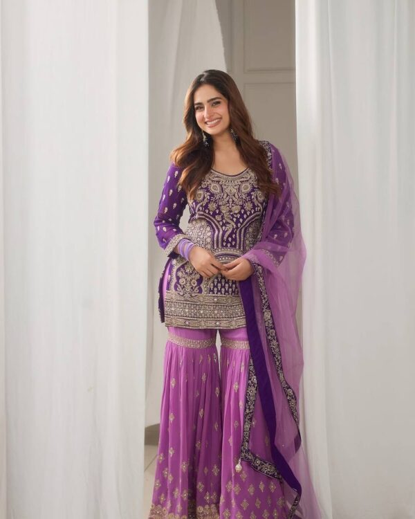 Premium Georgette Embroidery Suit Set with Dupatta | Jazz & Co. Closet Collection - Image 5