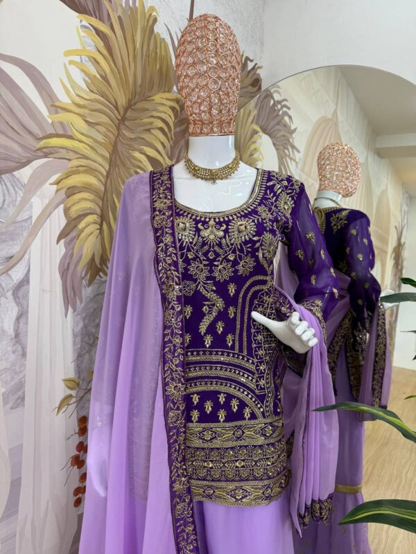 Premium Georgette Embroidery Suit Set with Dupatta | Jazz & Co. Closet Collection - Image 8