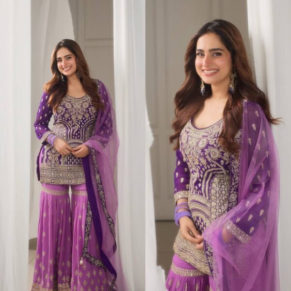 Premium Georgette Embroidery Suit Set with Dupatta | Jazz & Co. Closet Collection - Image 10